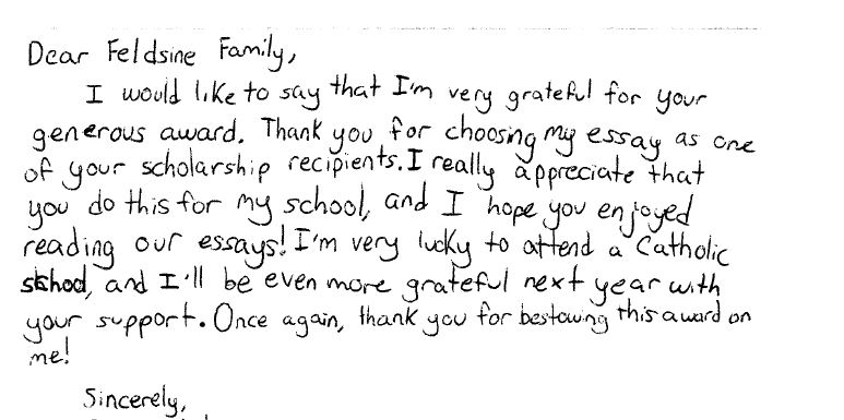 2nd Thank You